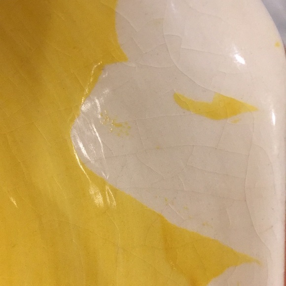 Crate & Barrel Sunflower Juicing Bowl glazed Ceramic Portugal NWT 7.5”x6.5” - Picture 15 of 16